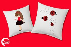 Sweet little ladies graphics, clipart, illustrations AMB-1056 Product Image 3