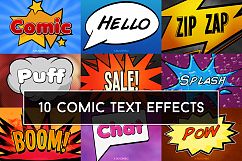 Comic Text Effects Mockup Product Image 1