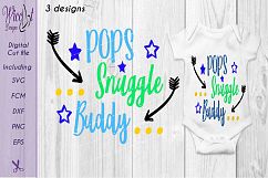 Daddy&#039;s snuggle, Snuggle buddy, Pops snuggle, Grandpa, Fathers day svg, word art svg,  Product Image 3