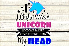 Unicorn quote svg cutting files,Animal quote svg cutting fil Product Image 2