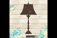 100 European Table Lamp Clip Arts, Antique, Vintage Decor Product Image 3