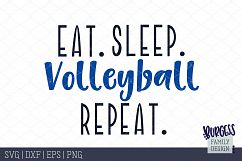 Eat. Sleep. Volleyball | SVG DXF EPS PNG Product Image 2