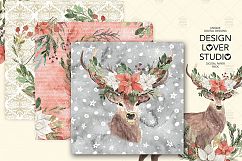 Winter Dreams digital paper pack Product Image 2