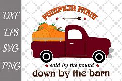 Pumpkin Truck Svg, PUMPKIN FARM SVG, Pumpkin Svg Product Image 1