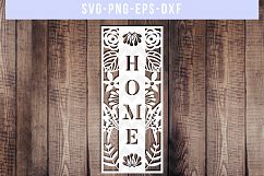 Home SVG Cut File, Housewarming Sign Designs, DXF EPS PNG Product Image 1