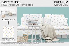 Sofa &amp; Pillow Mockup Product Image 6