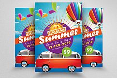 10 Summer Beach Fun Party Flyers Bundle Product Image 11