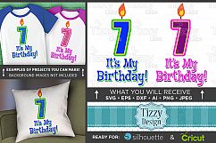 7th Birthday Svg - Its My Birthday SVG Birthday Shirt - 1034 Product Image 1