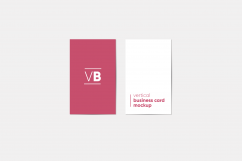 Vertical Business Card Mockup Product Image 2