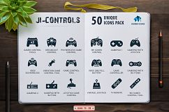 Glyph Control Icons Set Product Image 2