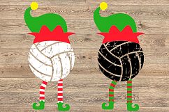 Elf Volleyball Christmas svg merry christmas 1036s Product Image 2