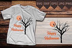 Nightmare Before Christmas SVG, Tree moon svg Digital file Product Image 2