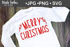 Merry Christmas SVG Cut File Product Image 3