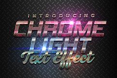 Chrome Light Text Effect Product Image 1