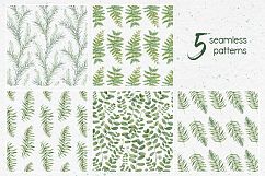 Watercolor herbs. Clipart collection Product Image 7