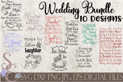 Wedding SVG Bundle 10 Designs Product Image 1