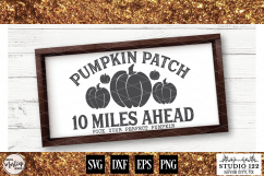 Pumpkin Patch Sign Product Image 1