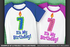7th Birthday Svg - Its My Birthday SVG Birthday Shirt - 1034 Product Image 2