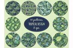 Tropical designs in watercolor. Product Image 3