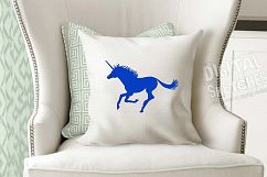Galloping Unicorn Machine Embroidery Design 6 Sizes Product Image 2