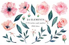 Floral Watercolor Bundle Product Image 20