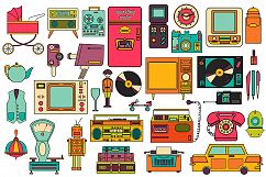 32 retro icons 80-90s collection. Product Image 2