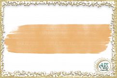 Apricot Peach Glitter Brush Strokes 24 PNG clipart Splashes  Product Image 24
