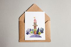 Old Old Fairy Tale - Watercolor Clip Art Set Product Image 8