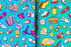 Urban lifestyle seamless patterns Product Image 3