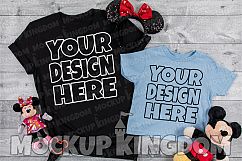 Mommy and Me Mockup, Crew Neck Mockup, Parent Child Mockup Product Image 1