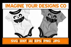 Jack-o-Lantern / Pumpkin Face Silhouette SVG Cut File Bundle Product Image 3