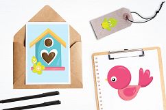 Loving Birds  graphics and illustrations Product Image 4