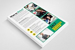 Learn Driving School Flyers Template Product Image 3