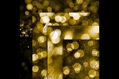 42 New Gold Bokeh and Glitter Papers Digital Papers Product Image 2