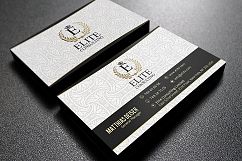 Gold And White Business Card Product Image 2