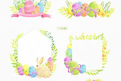 Happy Easter watercolor collection Product Image 2