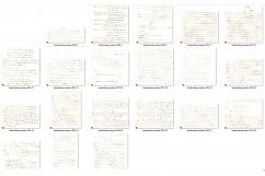 Old Gold Handwriting Overlays Product Image 2