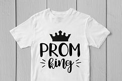 Prom King - Graduation SVG EPS DXF PNG Cutting Files Product Image 2