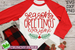 Season&#039;s Greetings Everyone SVG Product Image 3