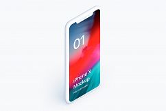 iPhone XS Clay 20 Mockups Scenes 5K - PSD Product Image 13