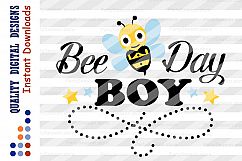 Birthday boy Svg design Happy BEE day SVG files Bee svg Product Image 2