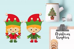 Christmas Elves Party Graphics Product Image 2