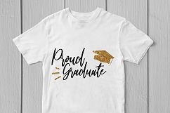 Proud Graduate - Graduation SVG EPS DXF PNG Cutting Files Product Image 3