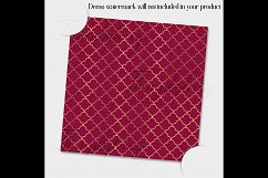 16 Navy and Burgundy Art Deco Seamless Digital Paper Product Image 2