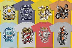 Cartoon Vector #3 Tshirt Design Bundle Product Image 11