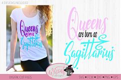 Sagittarius svg, Queens are born as, Queen svg, Zodiac svg, Product Image 4