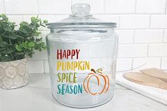 Happy Pumpkin Spice Season SVG - Fall SVG Cut File - DXF EPS Product Image 8