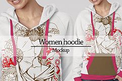 Women Hoodie Mockup Product Image 4