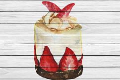 Digital Watercolor Sweets Clip art Product Image 5