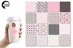Ballerina clipart and paper BUNDLE, graphics and illustrations AMB-130678 Product Image 5